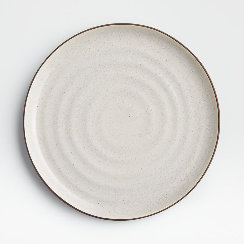 18th St Brown Stoneware Dinner Plate + Reviews | Crate & Barrel | Crate & Barrel