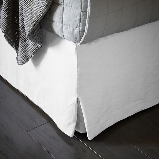 European Flax Linen Bed Skirt | West Elm (US)