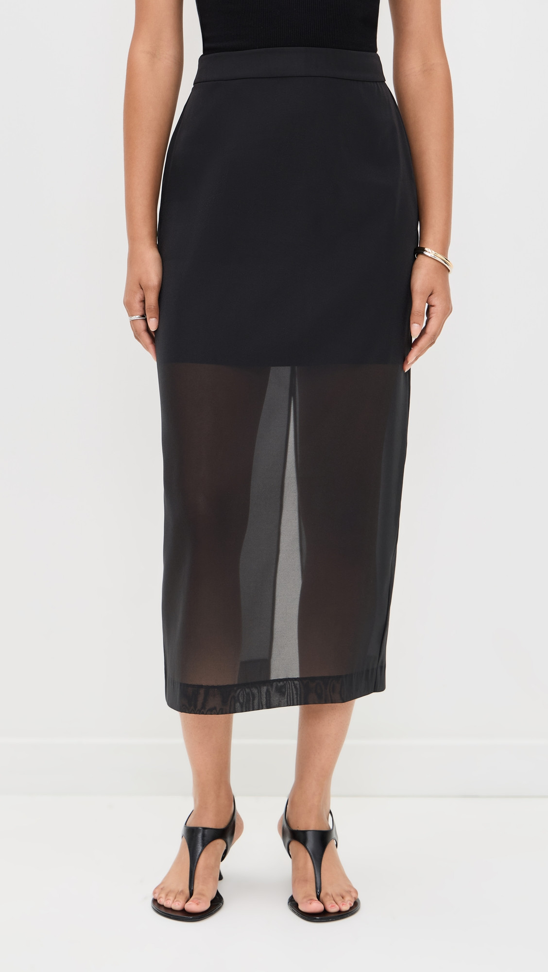 LE BOP Olivia Organza Skirt Mahogany 4 | Shopbop
