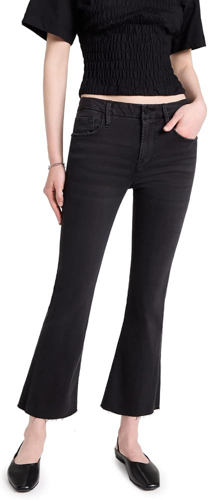 FRAME Women's Le Cropped Mini Boot Raw Edge Jeans | Amazon (US)