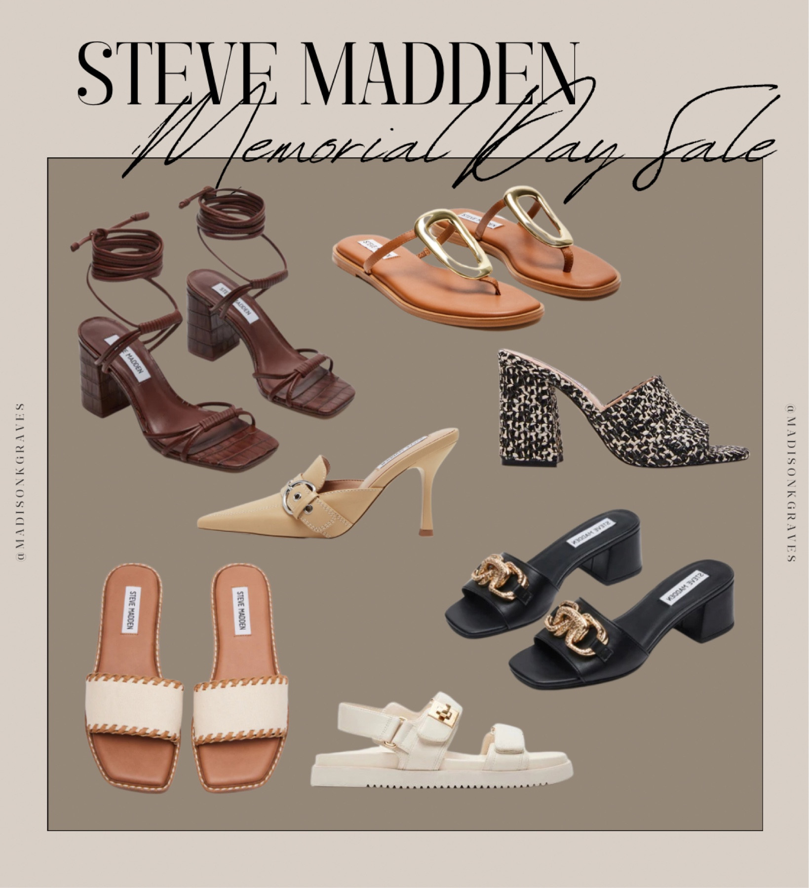 Steve Madden has some gorgeous summer styles in this weekends Memorial Day sale! Shop these looks for 40% off! 


Steve Madden, sandals, shoes, flat sandals, summer style, summer sandals, block heel, pumps, vacation, vacation outfit, travel, 

#LTKShoeCrush #LTKSaleAlert #LTKFindsUnder50