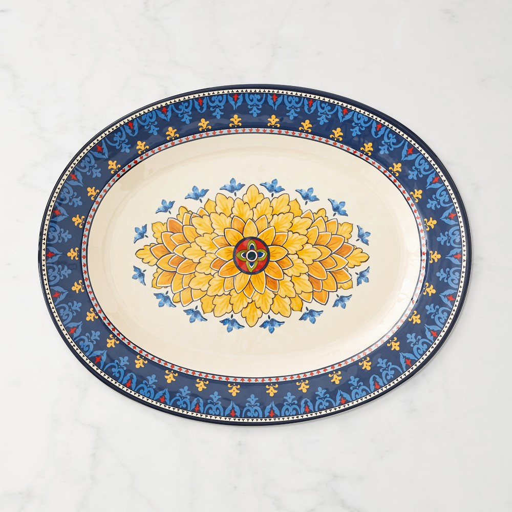 Sicily Outdoor Melamine Oval Platter | Williams-Sonoma
