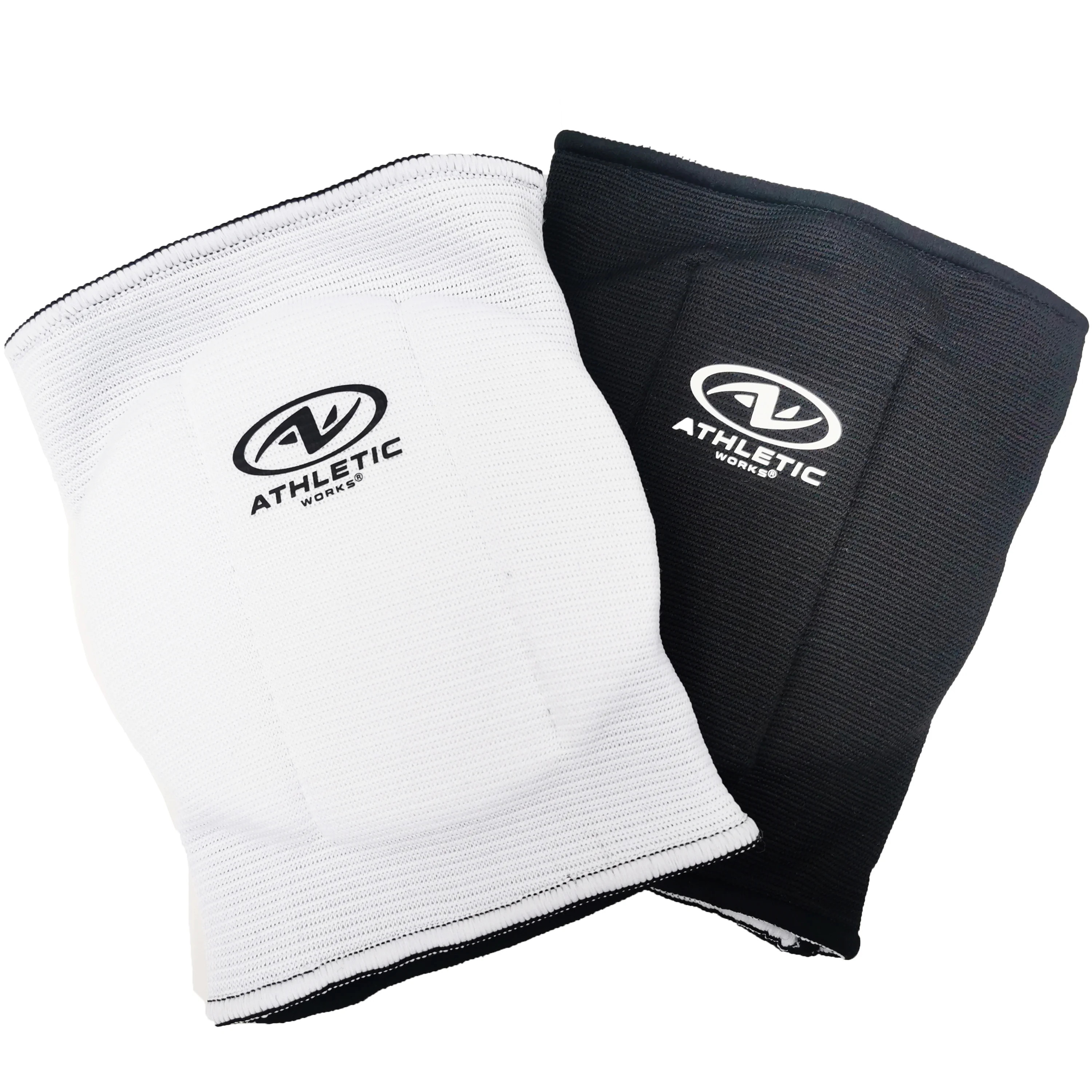 Athletic Works Volleyball Cushion Knee Pads, Reversible Black and White, 6.25" x 6" | Walmart (US)