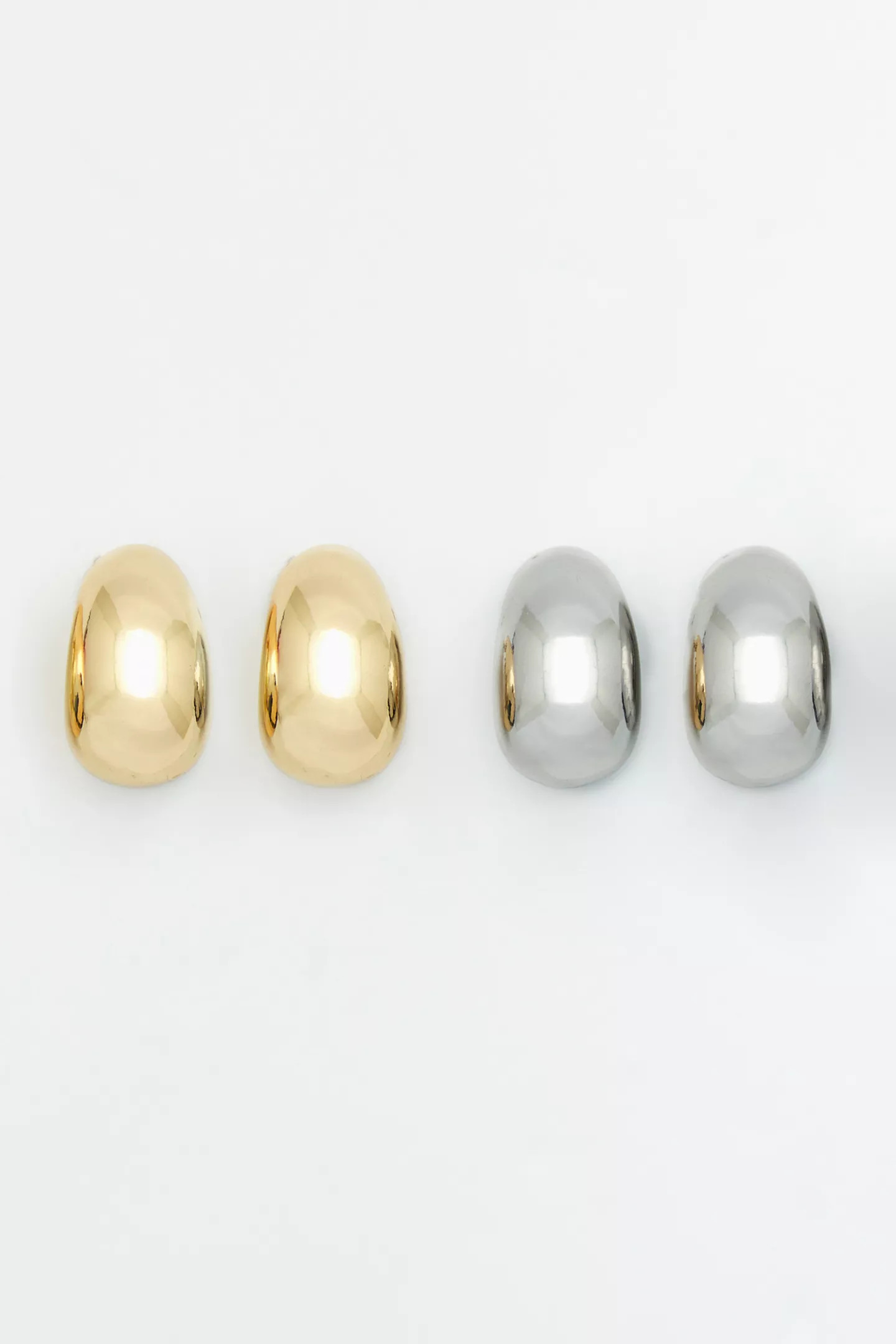 Pack of 2 pairs of teardrop earrings | PULL and BEAR UK