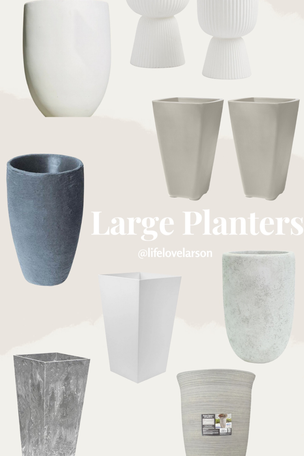 Large planters
Outdoor planter
Tall planter
Spring planter 

#LTKunder100 #LTKhome