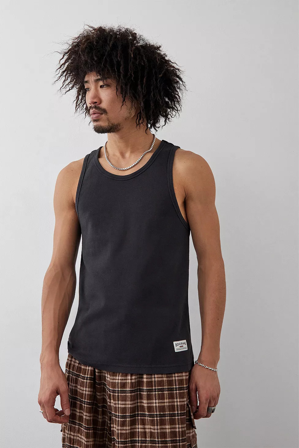 BDG Black Ribbed Vest | Urban Outfitters (EU)