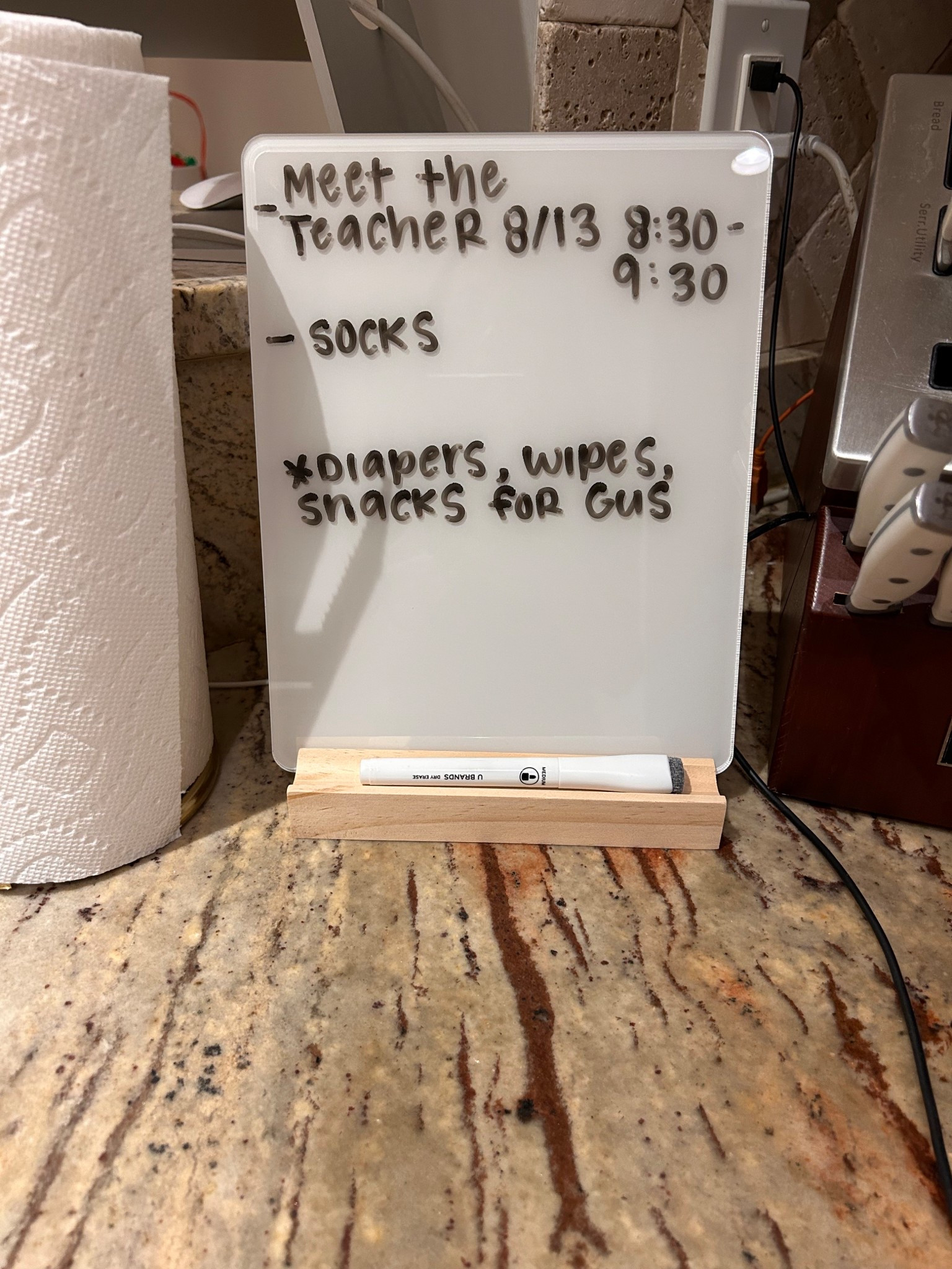 Counter top dry erase board! 

Target finds, back to school, mom life 

#LTKHome #LTKFindsUnder50 #LTKFamily