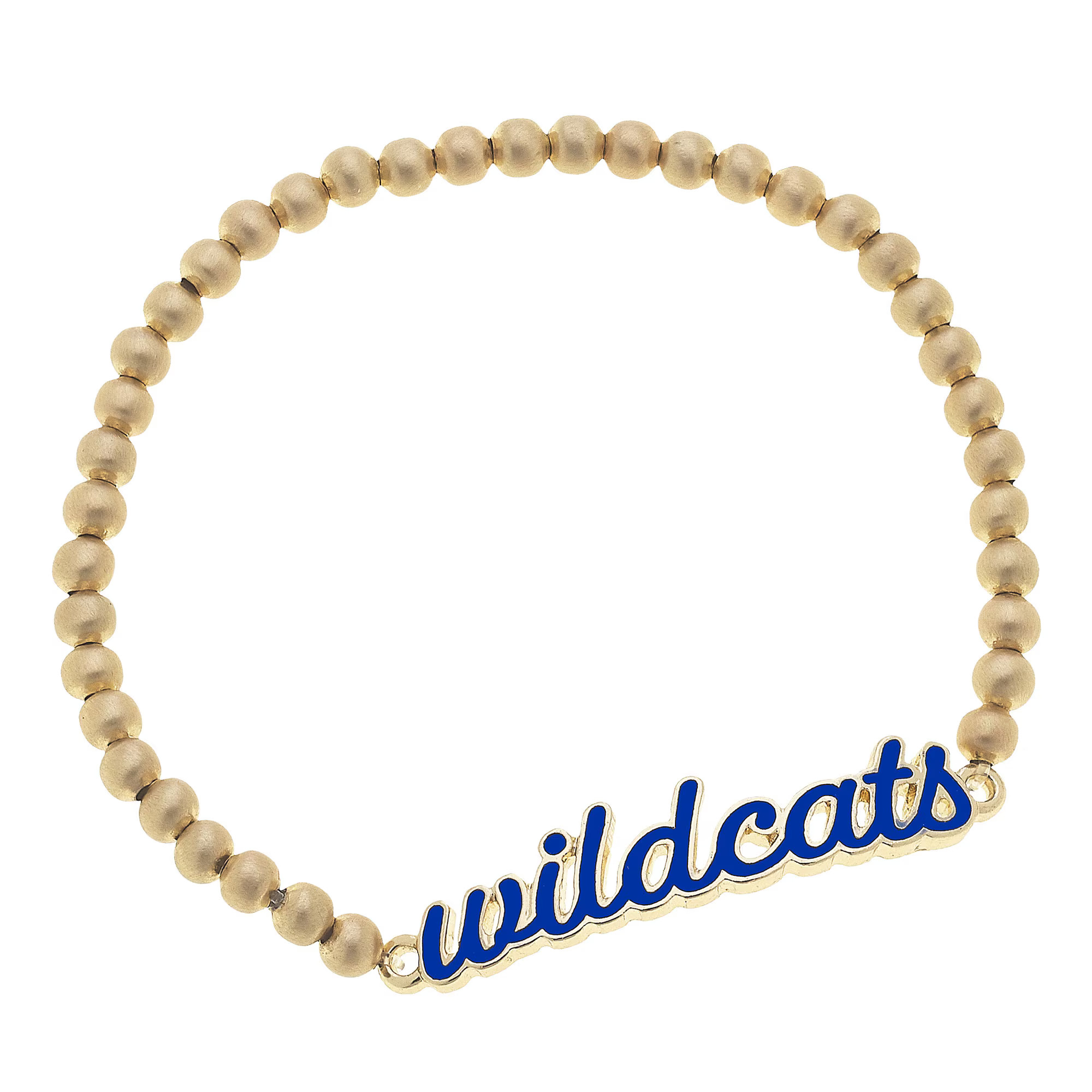 Kentucky Wildcats Women's Enamel Script Ball Bead Stretch Bracelet | Fanatics