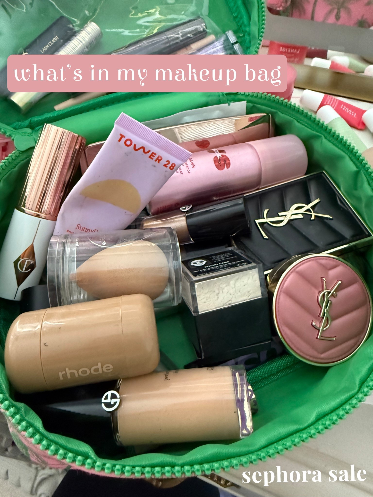 what’s in my makeup bag?! 

my every day beauty essentials you should definitely grab during the Sephora sale…only a few days left!


Beauty finds, makeup finds, grwm, makeup routine, Sephora sale, rouge 




#LTKBeauty #LTKGiftGuide #LTKSaleAlert