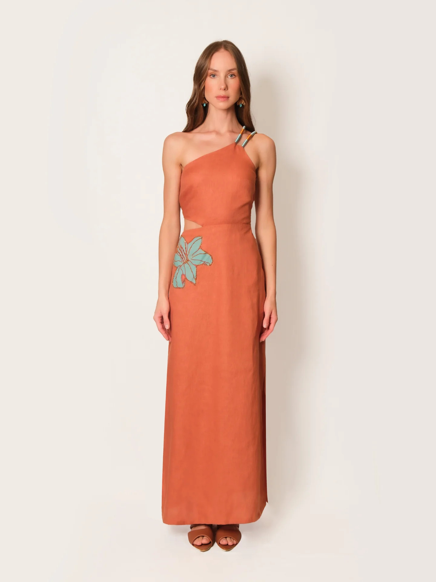 The Alma Bonita Dress in Terracotta | Beau & Ro