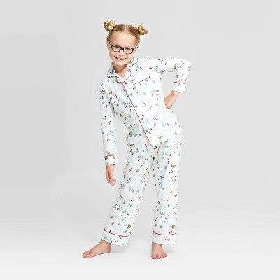 Kid's Holiday Ski Scene Pajama Set - Hearth & Hand™ with Magnolia | Target