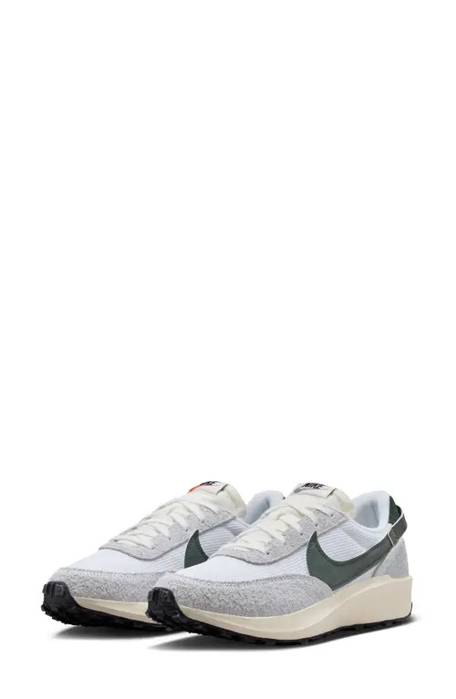 Nike Waffle Debut Vintage Sneaker in White/Green/Coconut at Nordstrom, Size 7.5 | Nordstrom