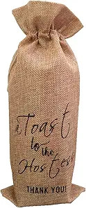 A Toast to the Hostess Wine Bag, Hostess Gift for Women, Hostess Gift Ideas, Hostess Thank You | Amazon (US)