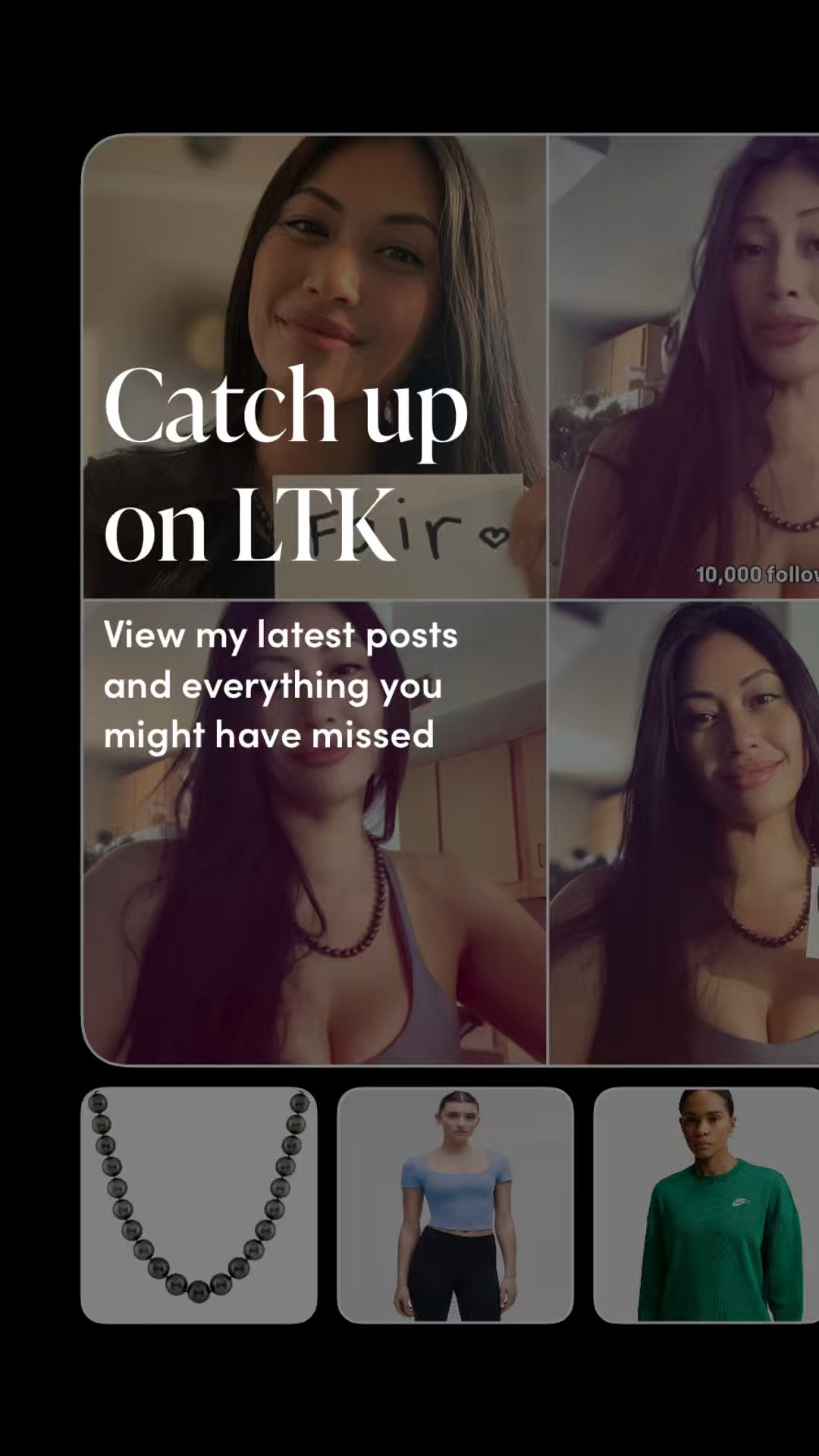 Catch up with me on LTK ✨

All my latest looks, links, and little moments you might have missed are waiting for you there. From everyday outfits to pieces I actually wear on repeat, it’s all curated and easy to shop.

Tap through, explore, and follow me for daily style and real life magic 🤍