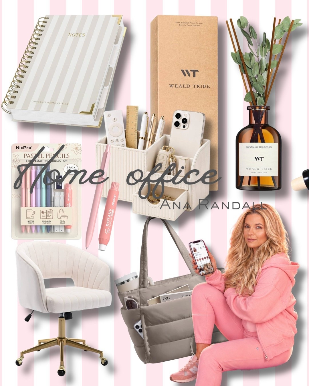 Cozy home office essentials for a productive work setup! 🤍 Everything is linked on my LTK—click the link in my bio to shop these cute pastel stationery items, desk organizer, and aesthetic desk chair!

Xoxo
Ana Randall 💗

#LTKhome #LTKgiftguide