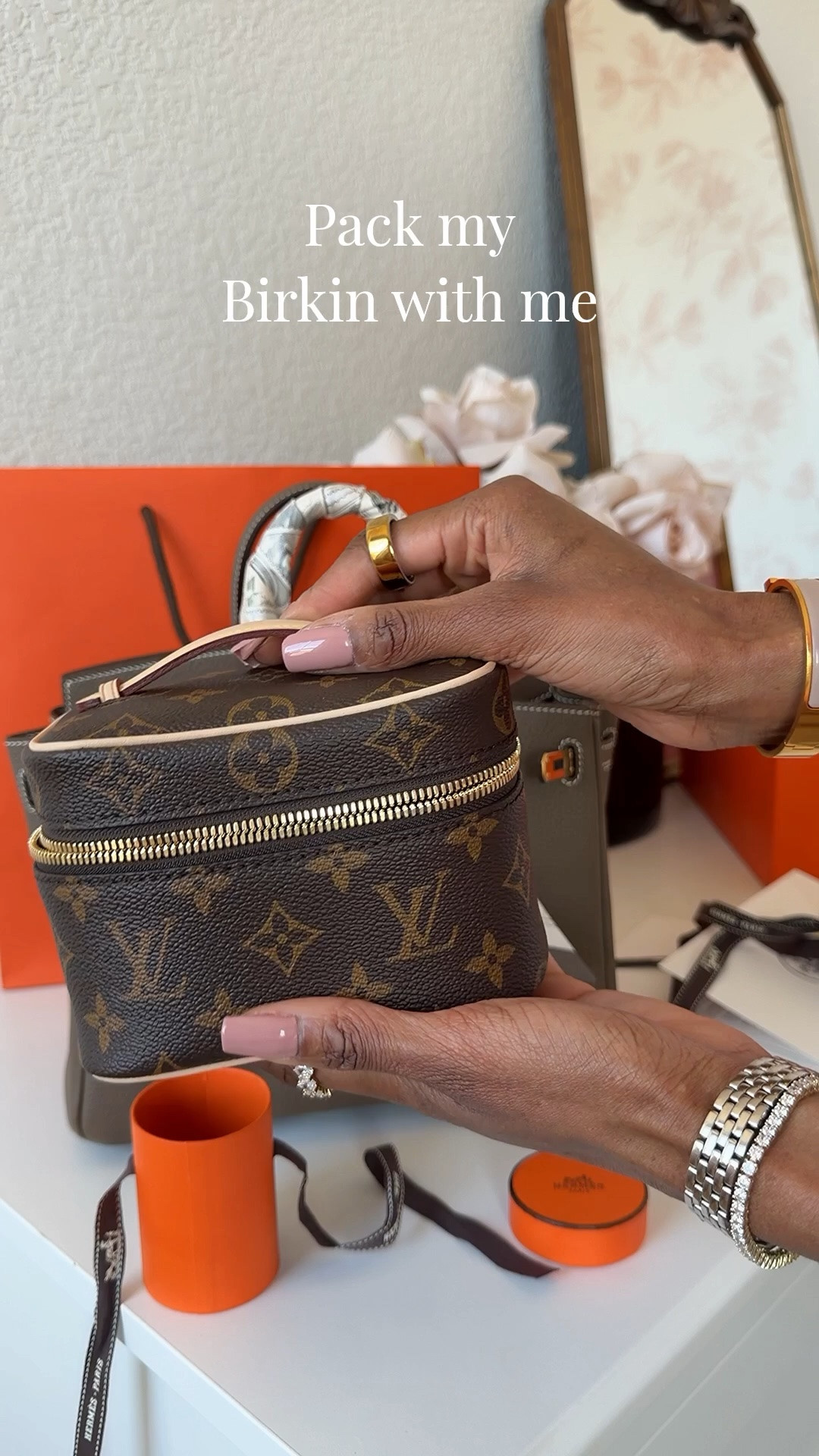 Pack my Birkin 25 with me 🤎✨

This LV nano Nice is a great catch all for my larger handbags and travel totes. I’ll definitely invest in a larger size for my everyday makeup bag.

#LTKdayinmylife