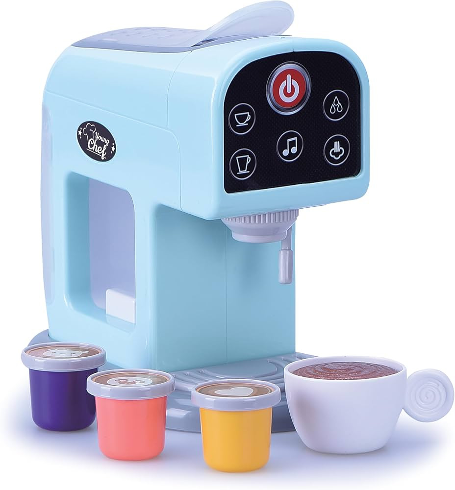 Small World Toys Kids Coffee Maker with Lights and Sound, Cuppa Joe Coffee Maker with Cup and Pod... | Amazon (US)