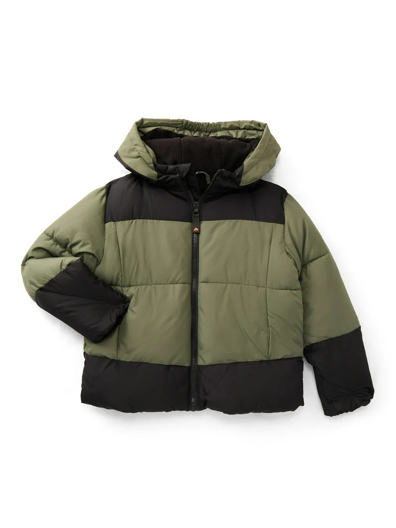 Ozark Trail Boys Puffer Jacket, Sizes 4-18 & Husky | Walmart (US)