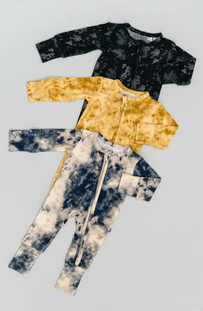 Laree + Co Tie-Dye Convertible Footie | Nordstrom | Nordstrom