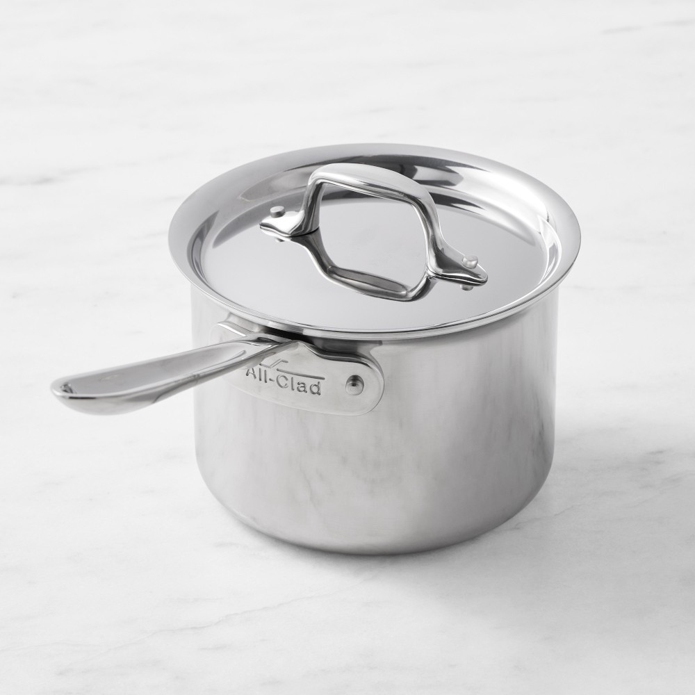 All-Clad D3® Tri-Ply Stainless-Steel Saucepan | Williams-Sonoma