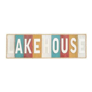 Lakehouse Wood Sign Wall Decor By Ivory And Iris | 36" x 11" | Michaels® | Michaels Stores