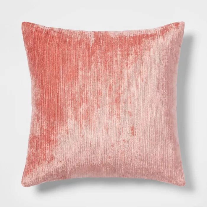 Velvet Rib Textured Throw Pillow - Threshold™ | Target