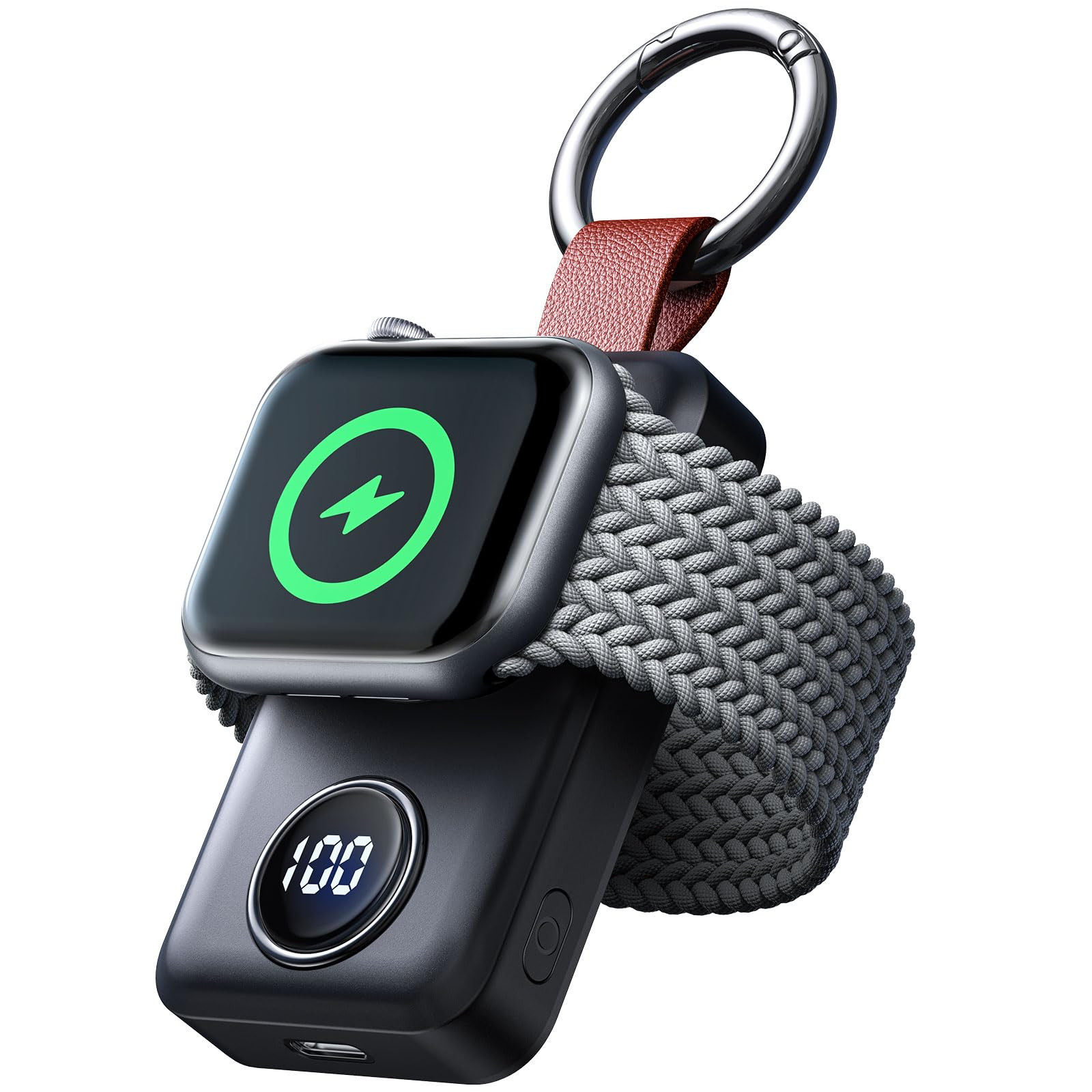 JOYROOM Portable 2000mAh Wireless Charger Compatible for Apple Watch Series 10/9/8/7/6/5/4/3/2/1/... | Amazon (US)