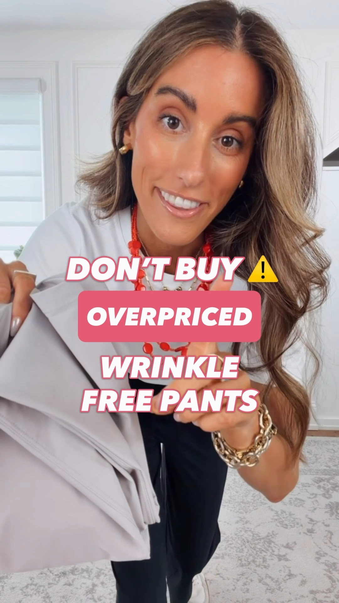 Wrinkle free joggers - come in lengths and fit true to size. I’m in the xsmall, regular length.

#LTKootd #LTKTravel #LTKgrwm