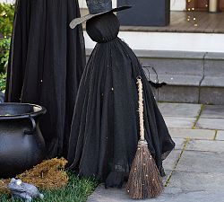 Lit Mini Witches Broom | Pottery Barn (US)