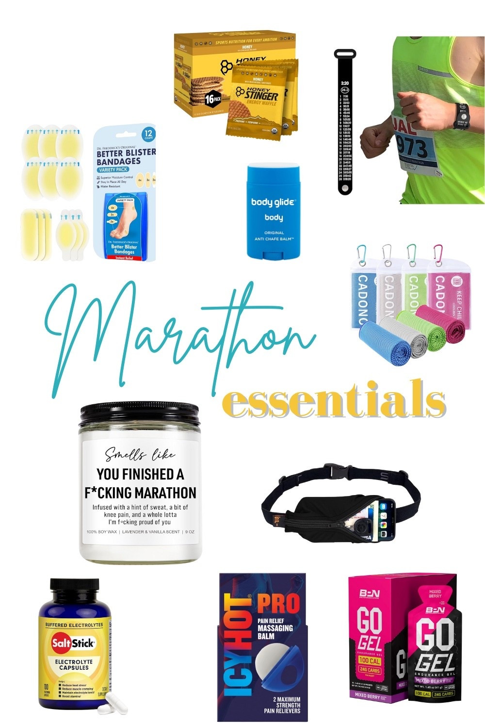 Here are some essentials for marathon training and race day!