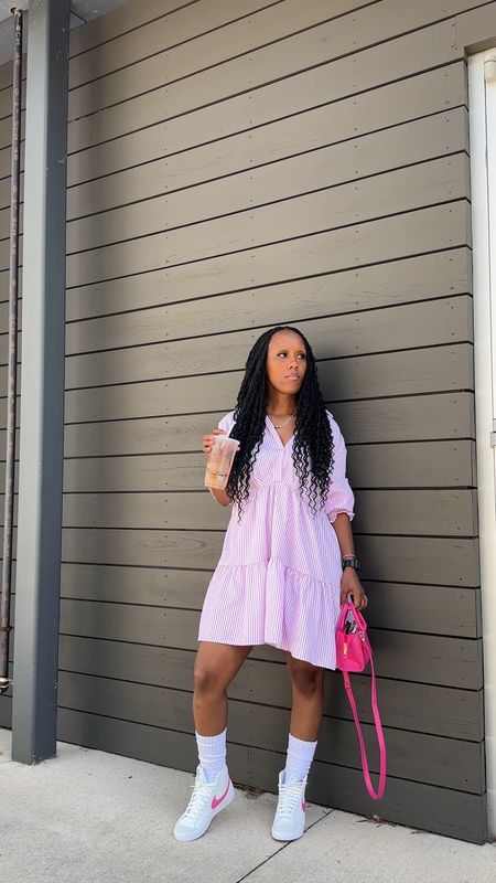 Shein dress, summer outfits, shein outfits, summer vacation outfits, summer dress

This pink and white flowy striped ruffle hem dress is the perfect dress for summer.

I’m wearing a size small.

I styled it with sneakers and a crossbody bag for a casual look this summer.

#LTKShoeCrush #LTKFindsUnder50 #LTKStyleTip