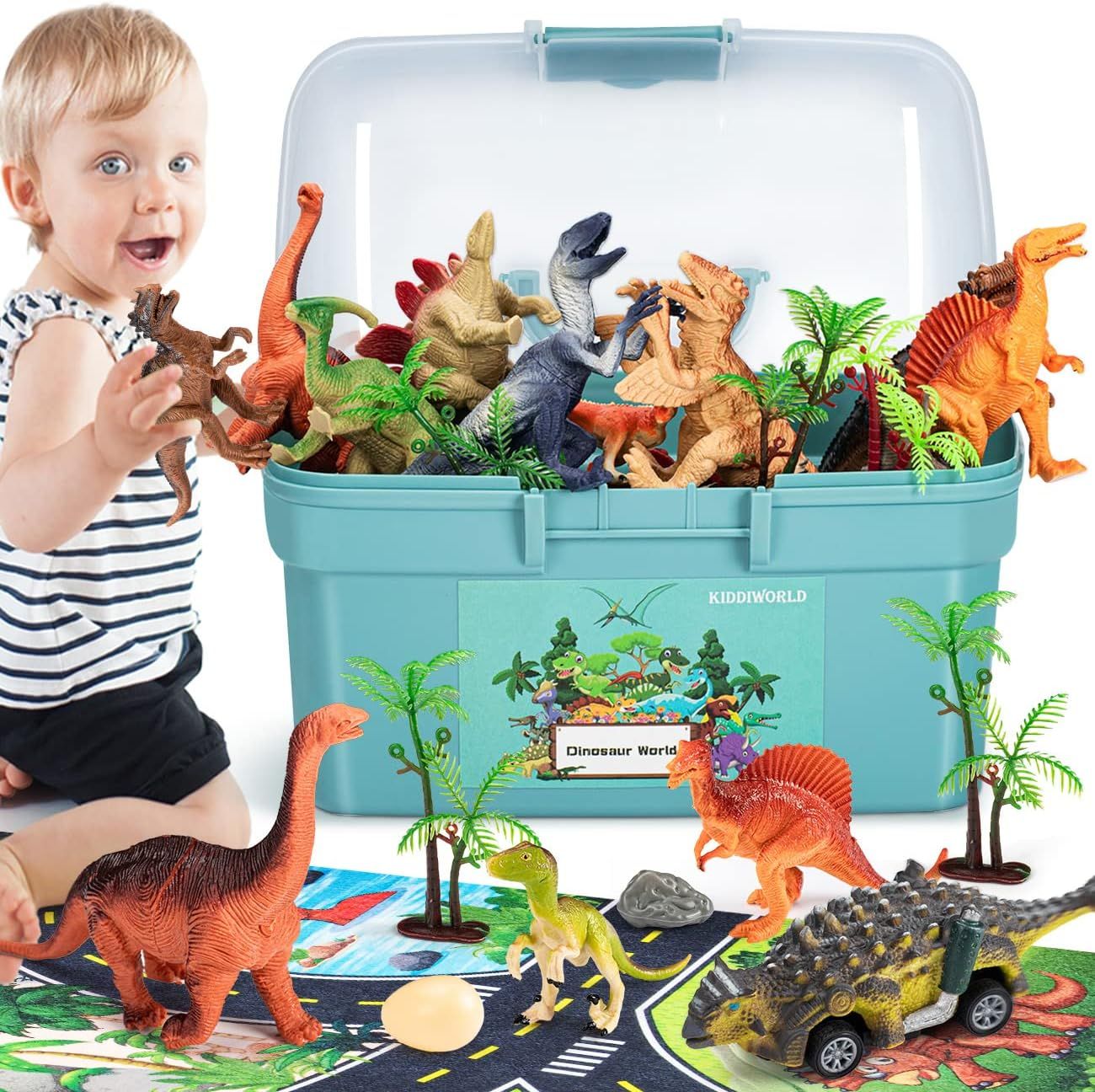 Dinosaur Toys for 3 4 5 Year Old Boys Gifts, Dinosaurs Toys for Kids 3-5-7, Dino Figures Activity... | Amazon (US)