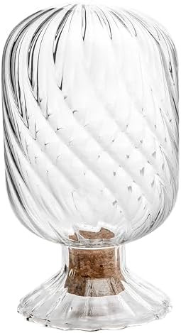 moonoom Helix Shaped Match Holder, Glass Matches Cloche for 3.5 Inch, Upside Down Match Holder Ja... | Amazon (US)