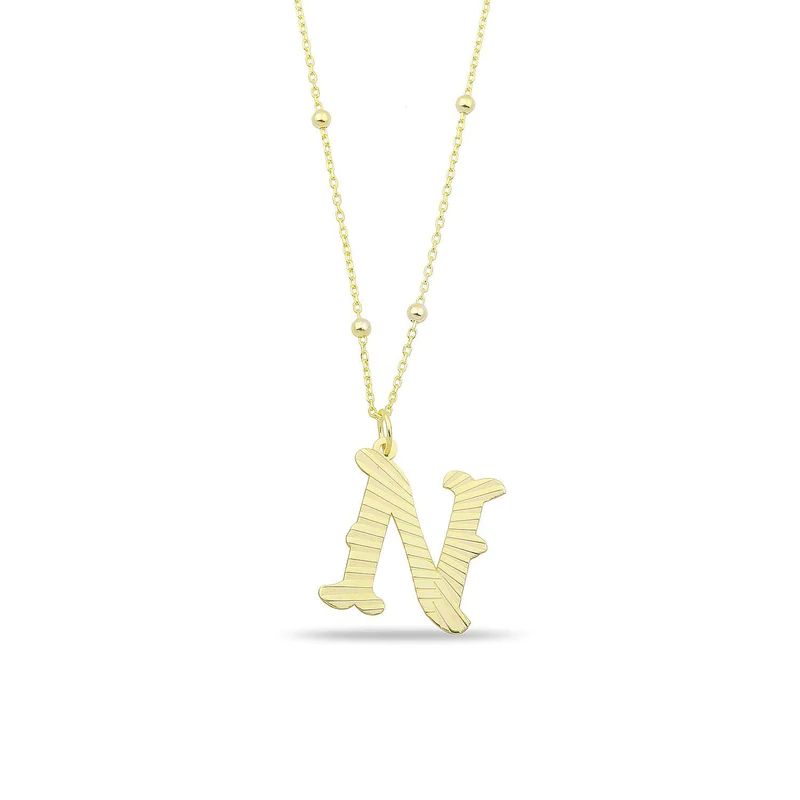 The Sis Kiss Muse Initial Necklace | The Sis Kiss