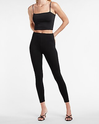Super High Waisted Essential Seamed Leggings | Express