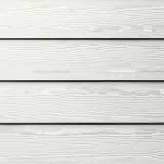Statement Collection Hardie Plank HZ5 8.25 in. x 144 in. Fiber Cement Cedarmill Lap Siding Arctic... | The Home Depot