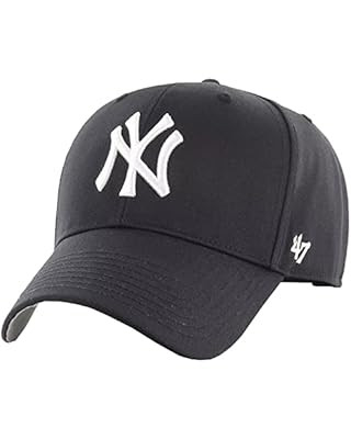 '47 MLB Black White Clean Up Adjustable Hat Cap, Adult One Size | Amazon (US)