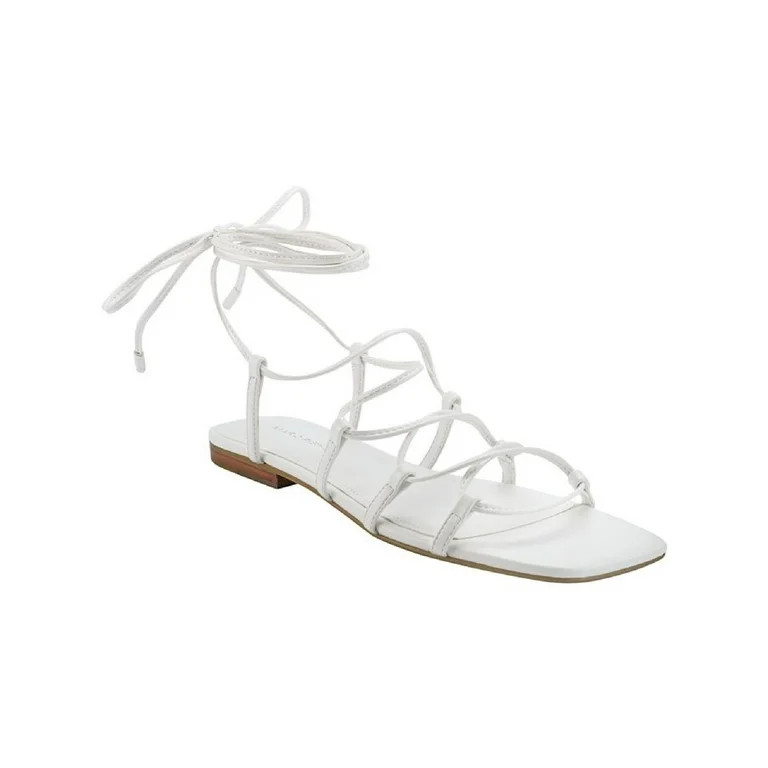 Marc Fisher Womens Calivia Faux Leather Ankle Strap Gladiator Sandals | Walmart (US)