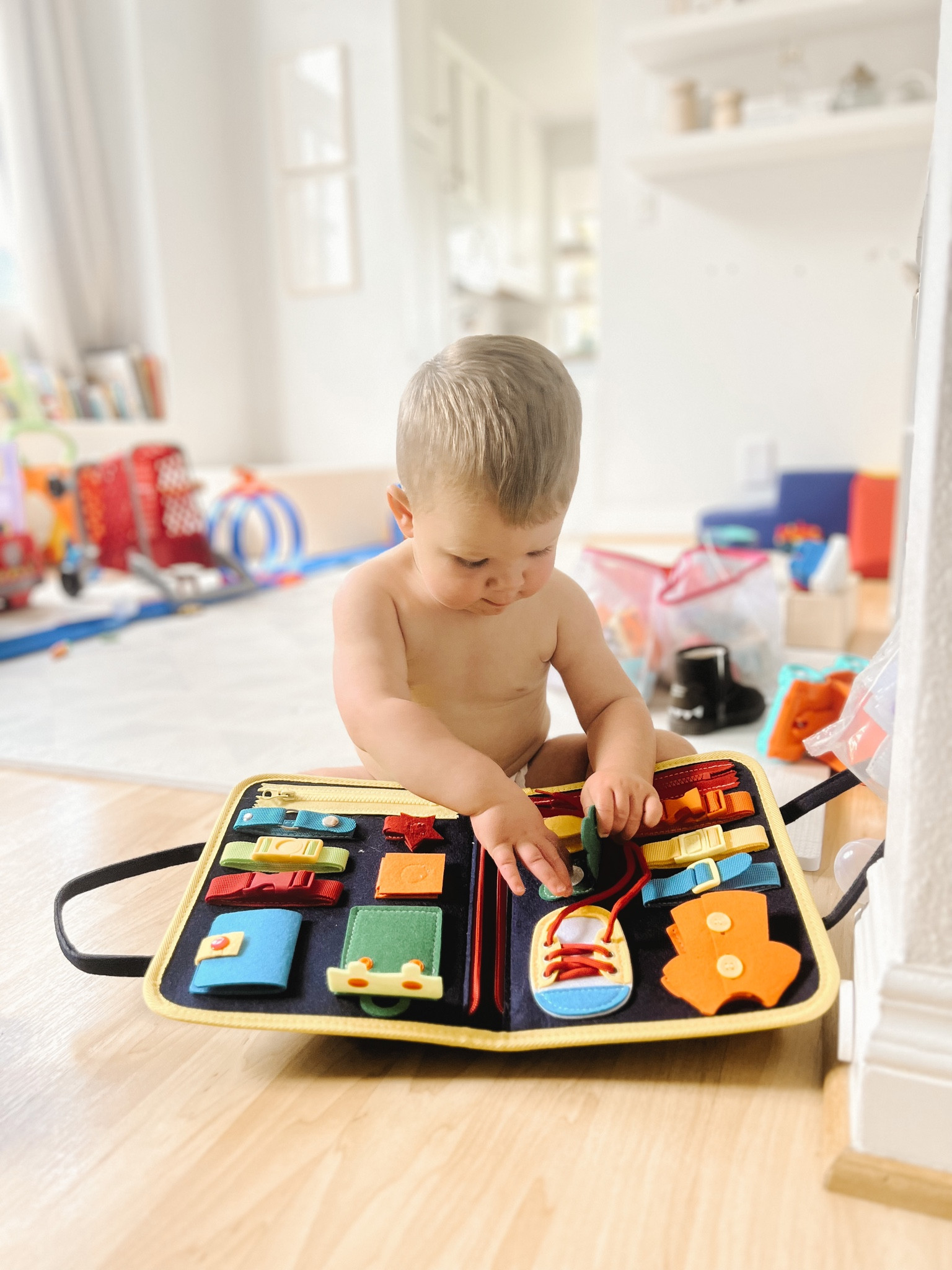Grabbed some special toys for the plane off Amazon when I was prepping for our hawaii flight. I showed him this busy book that came today and he already loves it! Between this, the window clings, movies, and a few cars I think he’ll be a happy camper! 

#LTKfamily #LTKkids #LTKtravel