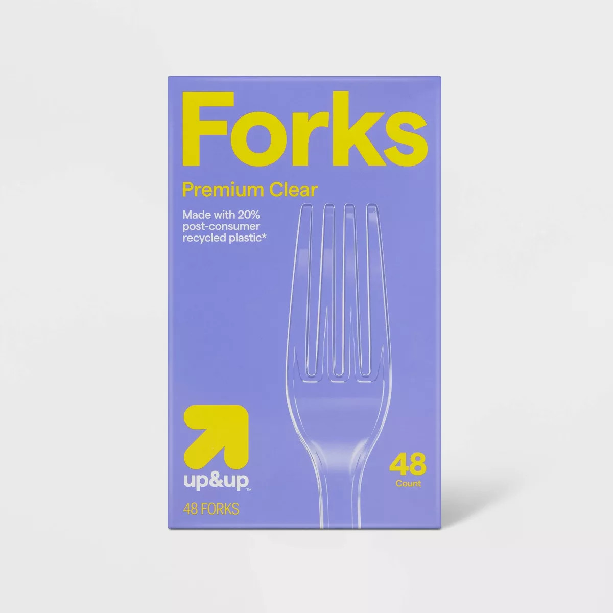 Premium Clear Plastic Forks - 48ct - up&up™ | Target