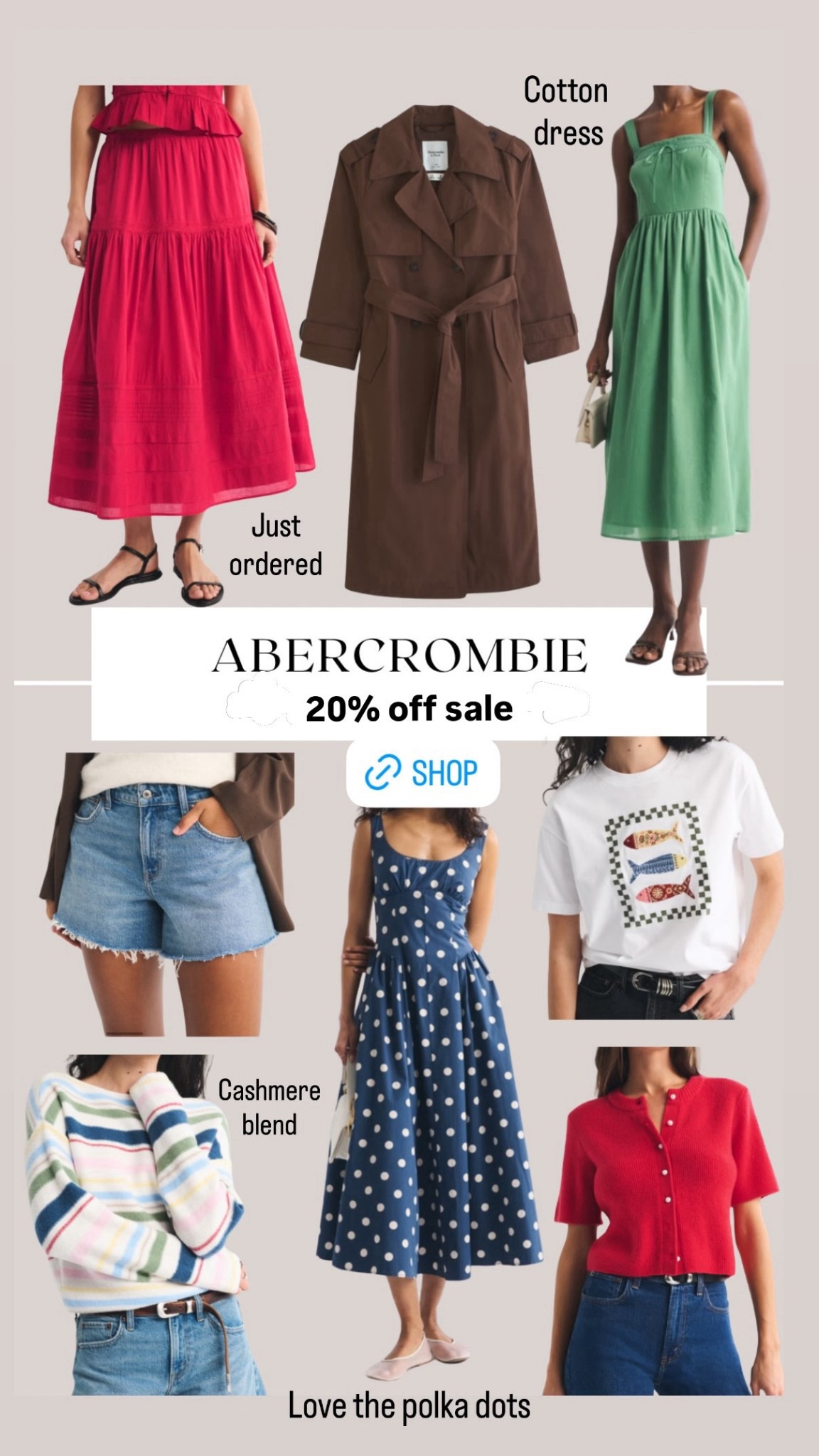20% off Abercrombie sale 
Spring favorites 


#LTKPetite #LTKSaleAlert #LTKSeasonal