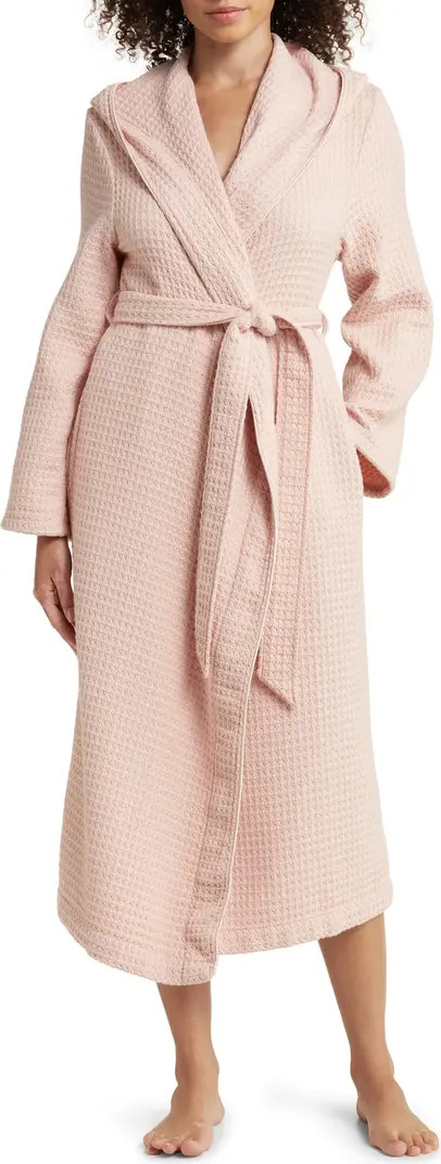 Nordstrom Hooded Long Cotton Waffle Robe | Nordstrom | Nordstrom