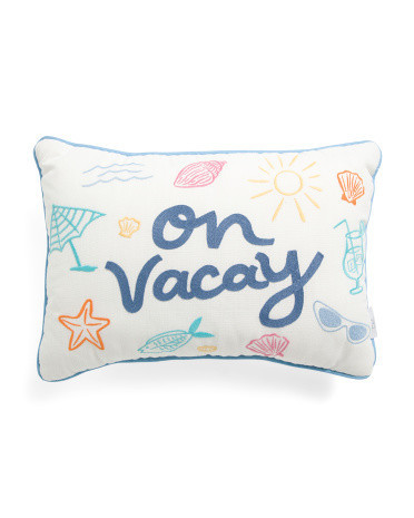 14x20 Indoor Outdoor On Vacay Pillow | Polyester | Marshalls