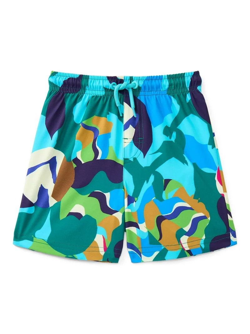 Wonder Nation Baby and Toddler Quick- Dry Swim Trunk, Sizes 12M-5T | Walmart (US)