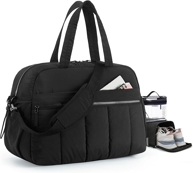 BAGSMART Gym Bag for Women, Duffle Bag for Travel with Wet Pocket, Lightweight Carry on Weekender... | Amazon (US)
