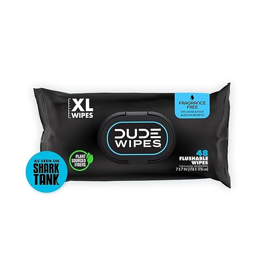 DUDE Wipes Flushable Wet Wipes 48 Count Dispenser, Unscented Wet Wipes with Vitamin-E & Aloe, Sep... | Amazon (US)