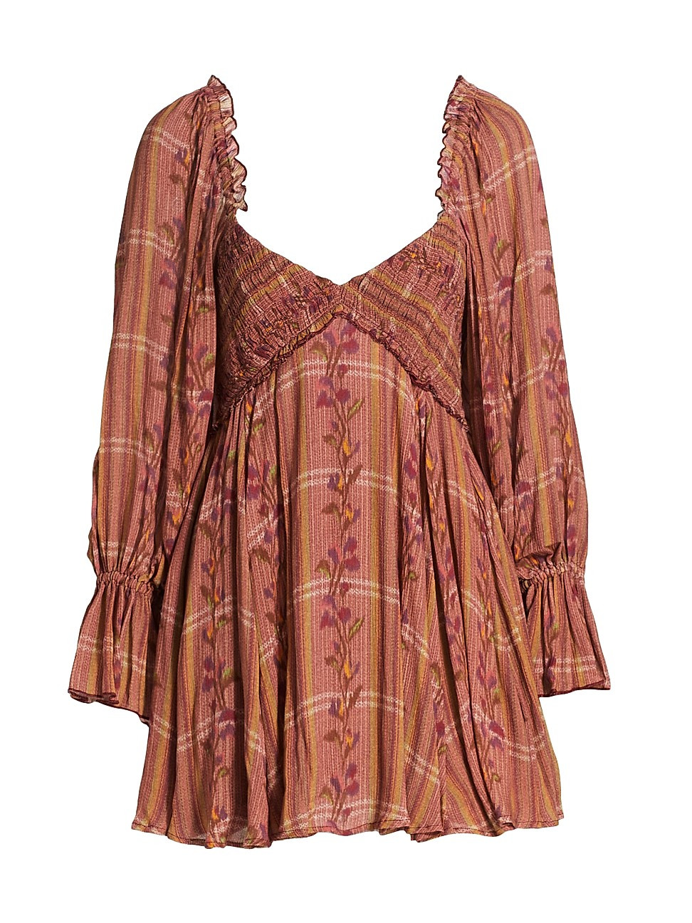 Free People Jackie Plaid Mini Dress | Saks Fifth Avenue