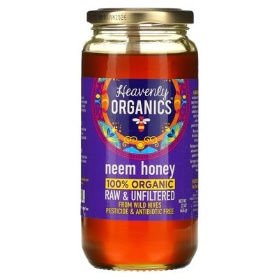 Heavenly Organics 100% Organic Neem Honey, Raw & Unfiltered, 22 oz (624 g) | Target