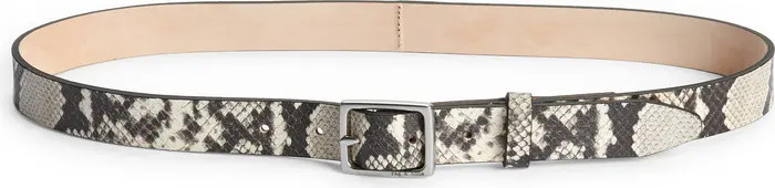 Baby Boyfriend Snakeskin Print Belt | Nordstrom