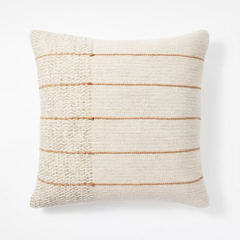 Textured Asymmetric Striped Throw Pillow -Threshold™ designed with Studio McGee | Target